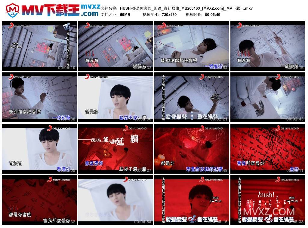 HUSH-都是你害的_国语_流行歌曲_MB200163